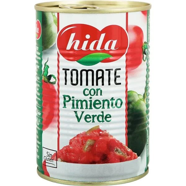 Tomate con Pimiento Verde Lata - 0.4 kg - Imagen del producto en Findit