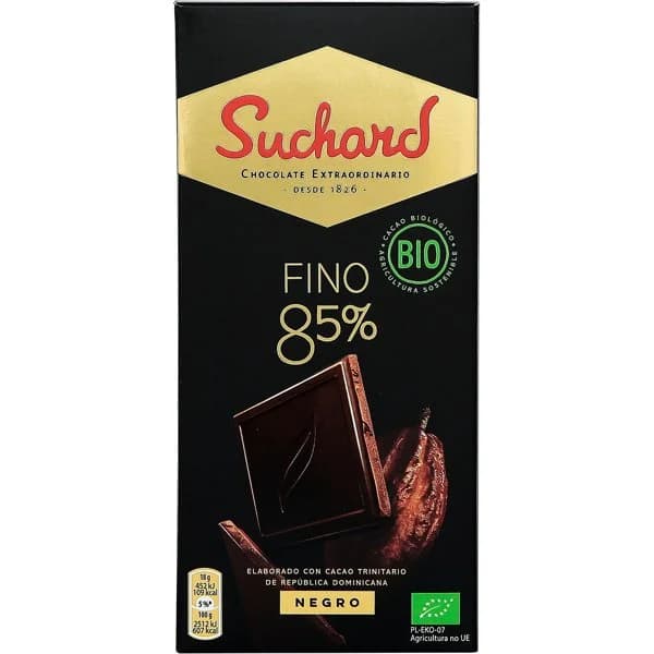 Chocolate Negro Bio 85% cacao - 0.09 kg - Imagen del producto en Findit