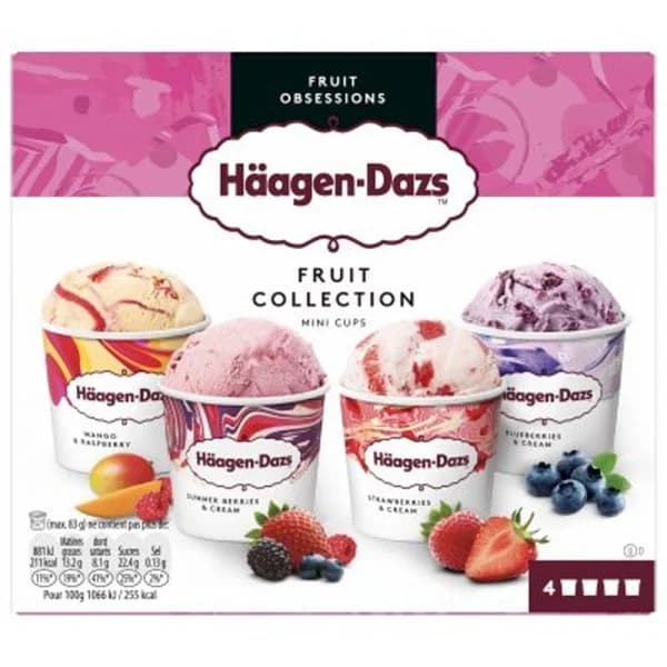 Tarrinas Fruit Collection Pack de 4  x 100 Ml. - 0.38 l - Imagen del producto en Findit