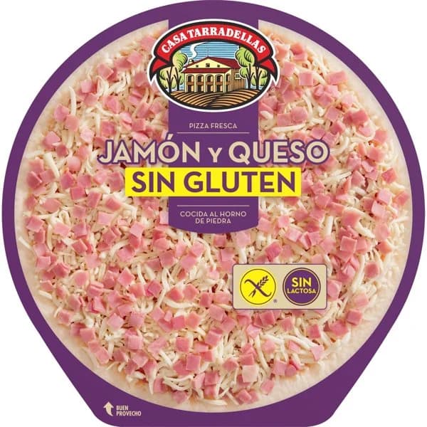 Pizza Jamón y Queso Sin Gluten - 0.42 kg - Imagen del producto en Findit