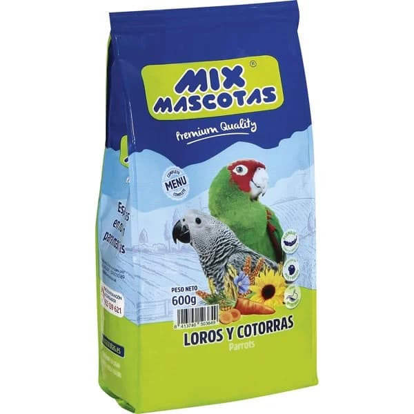 Comida para Loros y Cotorras - 0.6 kg - Imagen del producto en Findit
