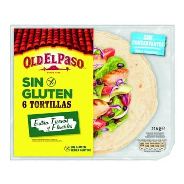 Tortilla sin Gluten 216G - 0.22 kg - Imagen del producto en Findit