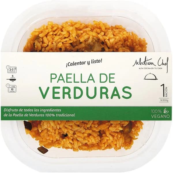 Paella de Verduras - 0.28 kg - Imagen del producto en Findit