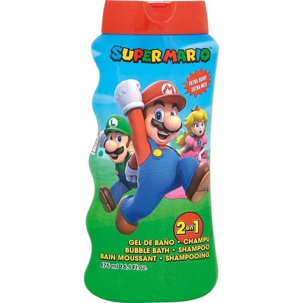 Gel Champú Infantil Super Mario - 0.47 l - Imagen del producto en Findit