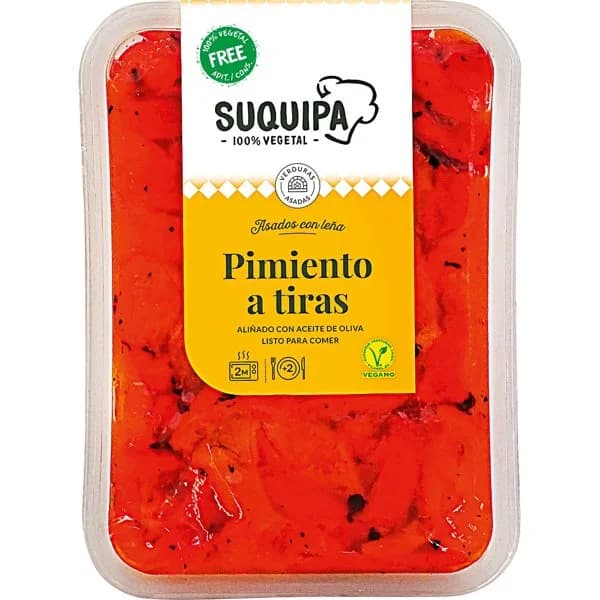 Pimiento Asado Tiras Bandeja - 0.25 kg - Imagen del producto en Findit