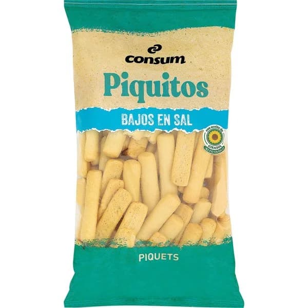 Piquitos Bajos en Sal - 0.25 kg - Imagen del producto en Findit