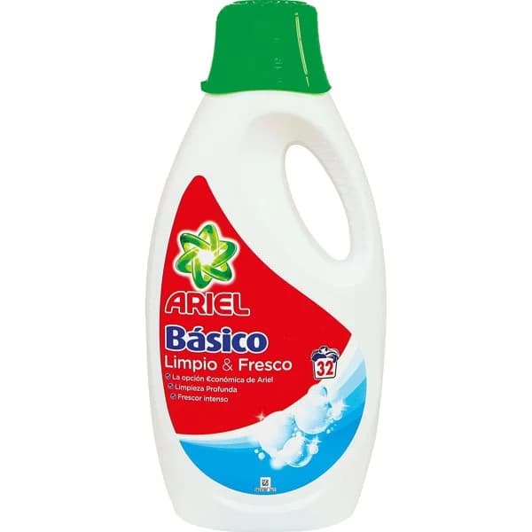 Detergente Líquido Basic 32Lv - 31.8 ud - Imagen del producto en Findit