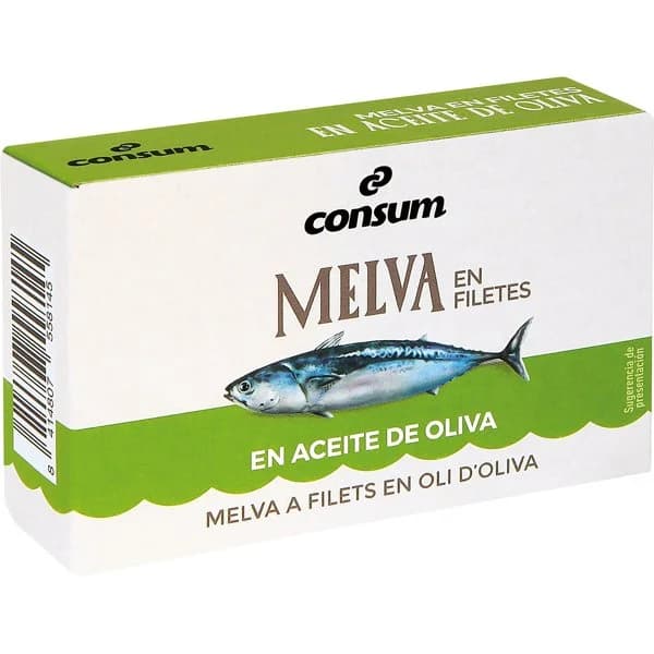 Filetes de Melva en Aceite de Oliva - 0.08 kg - Imagen del producto en Findit