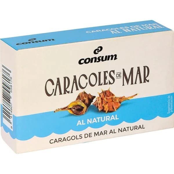 Caracoles de Mar al Natural - 0.06 kg - Imagen del producto en Findit