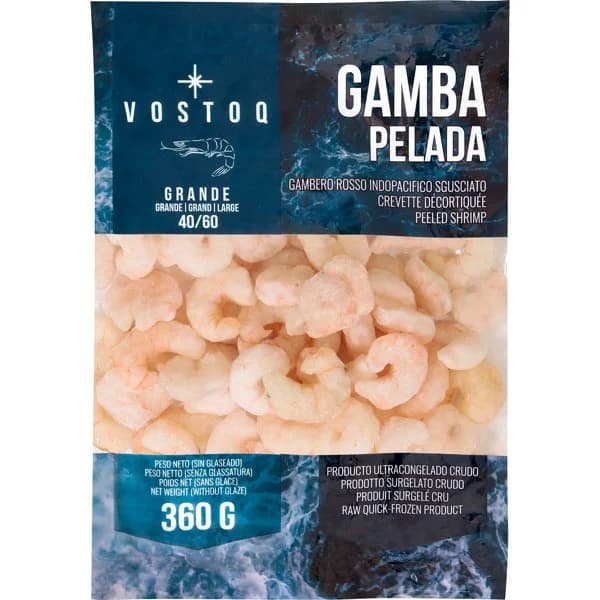 Gamba Pelada Grande - 0.36 kg - Imagen del producto en Findit