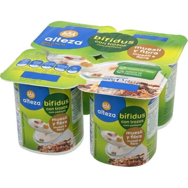 Yogur Bifidus Fibra y Muesli - 0.5 kg - Imagen del producto en Findit