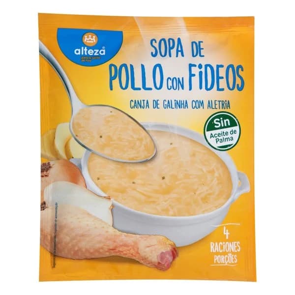 Sopa de Pollo con Fideos 72G - 0.07 kg - Imagen del producto en Findit