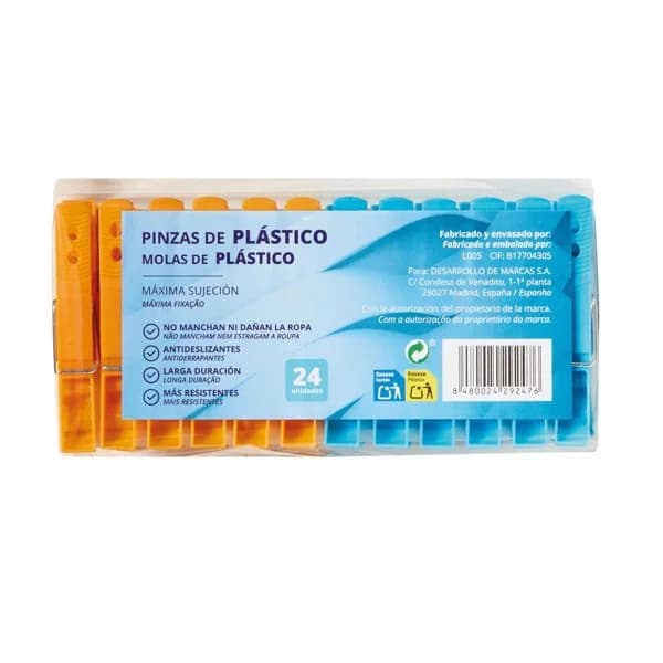 Pinzas Plastico Maxima Sujecion - 1 ud - Imagen del producto en Findit