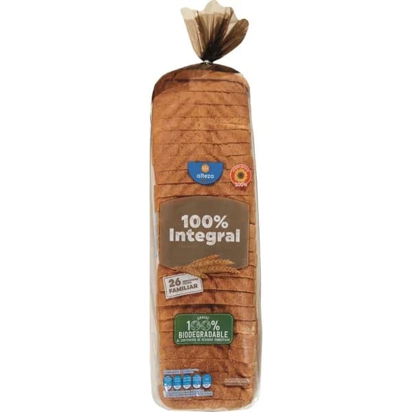 Pan Molde 100% Integral S/Azúcar - 0.82 kg - Imagen del producto en Findit