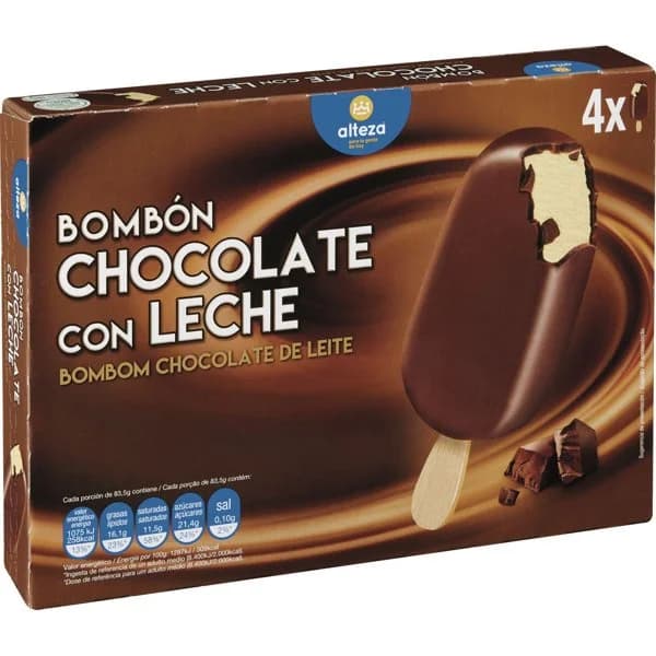 Helado Palo Bombón Chocolate Clásico - 0.29 l - Imagen del producto en Findit