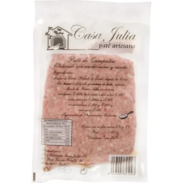 Pate de Cerdo Campaña - 0.1 kg - Imagen del producto en Findit