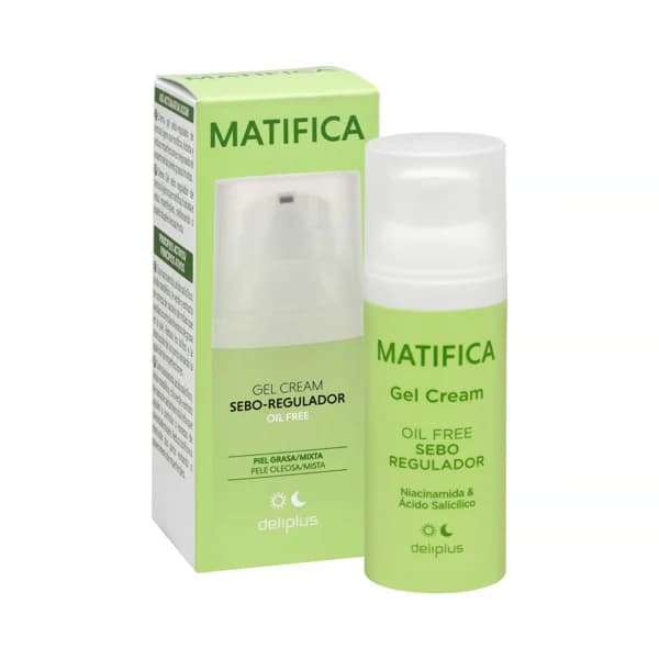 Gel facial sebo-regulador Deliplus Matifica - 0.05 l - Imagen del producto en Findit