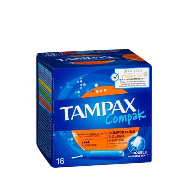 Tampones super plus Tampax Compak con aplicador - 1 ud - Imagen del producto en Findit