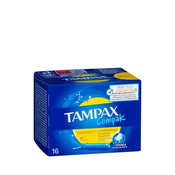 Tampones regular Tampax Compak con aplicador - 1 ud - Imagen del producto en Findit
