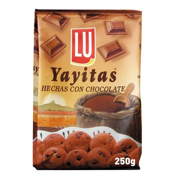 Galletas con cacao y gotas de chocolate Yayitas Fontaneda 250 g. - 0.25 kg - Imagen del producto en Findit