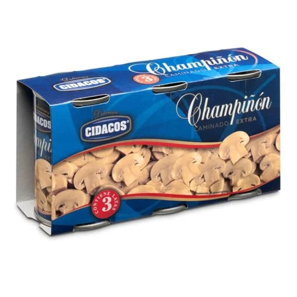 Champiñón Laminado 3 x 250G - 0.75 kg - Imagen del producto en Findit