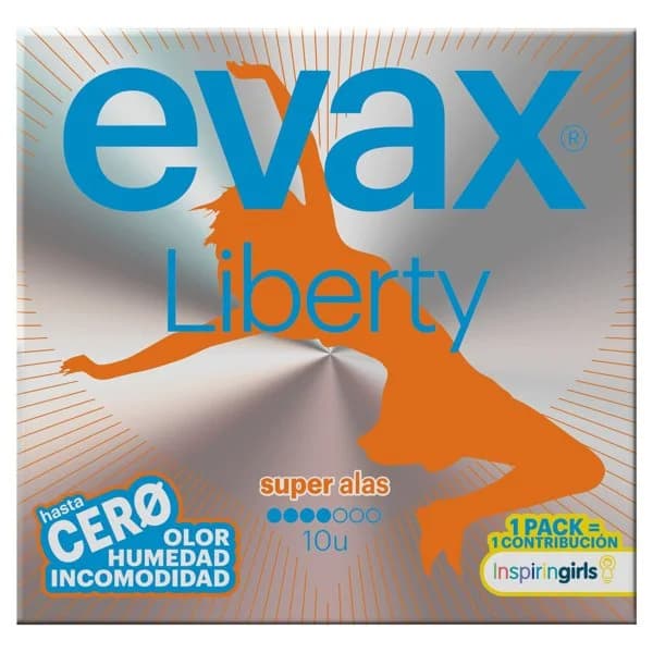 Compresa Liberty Super con Alas 10UD - 1 ud - Imagen del producto en Findit