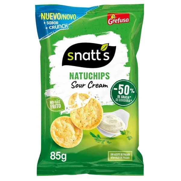 Snack Natuchips Sour Cream & Onion 85G - 0.09 kg - Imagen del producto en Findit