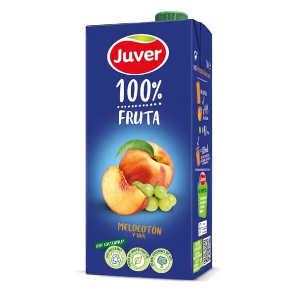 Zumo de Melocotón y Uva 1L - 1 l - Imagen del producto en Findit
