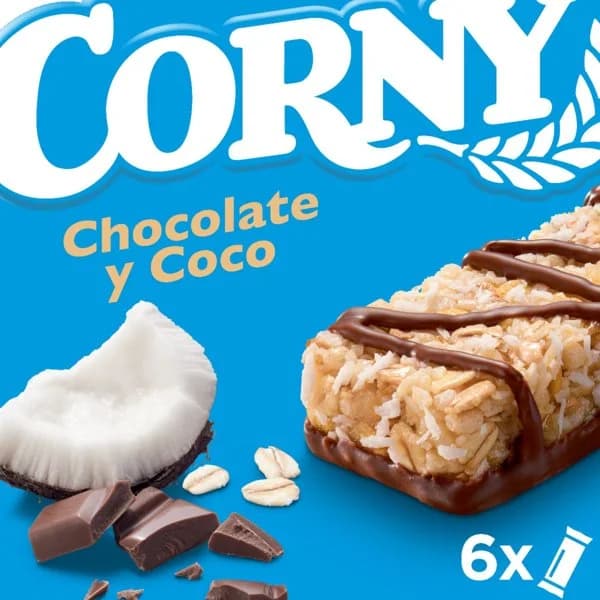 Barrita de Cereales Corny Coco 6 x 25G - 0.15 kg - Imagen del producto en Findit