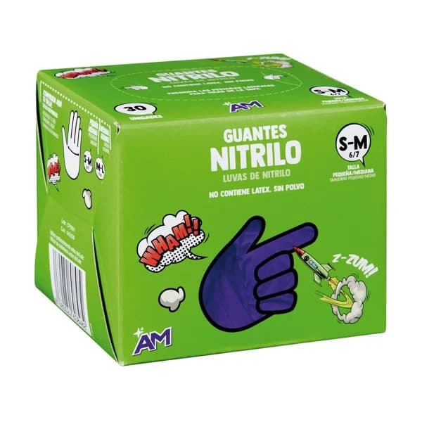Guante de Nitrilo Pequeño - 1 ud - Imagen del producto en Findit