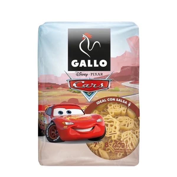Pasta Disney Cars 300G - 0.3 kg - Imagen del producto en Findit