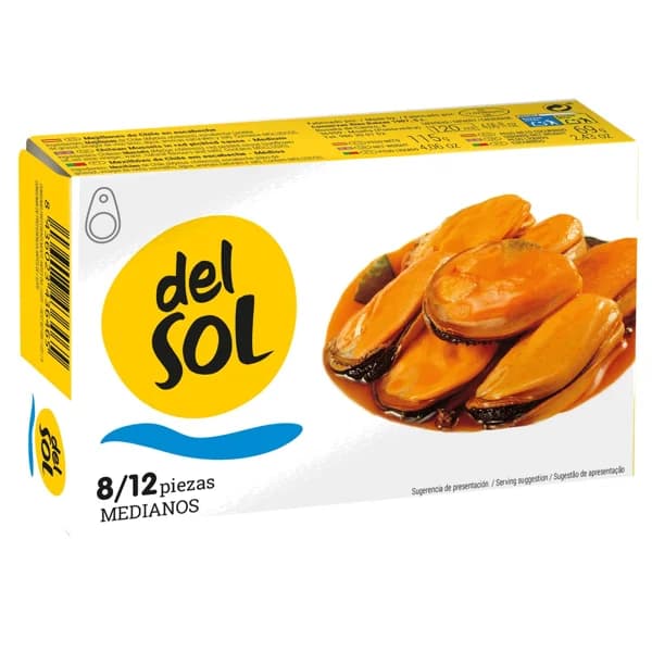 Mejillón en Escabeche 8/12 115G - 0.1 kg - Imagen del producto en Findit