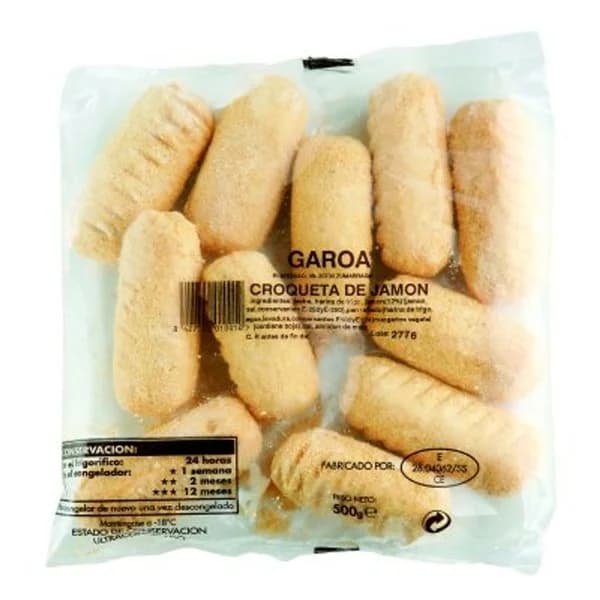 Croquetas de jamón 500 g - 1 ud - Imagen del producto en Findit