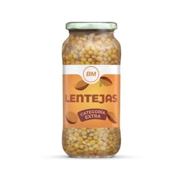 Lenteja cocidas 580 g - 0.4 kg - Imagen del producto en Findit