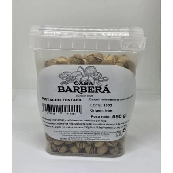 Pistacho tostado 550 g - 0.55 kg - Imagen del producto en Findit