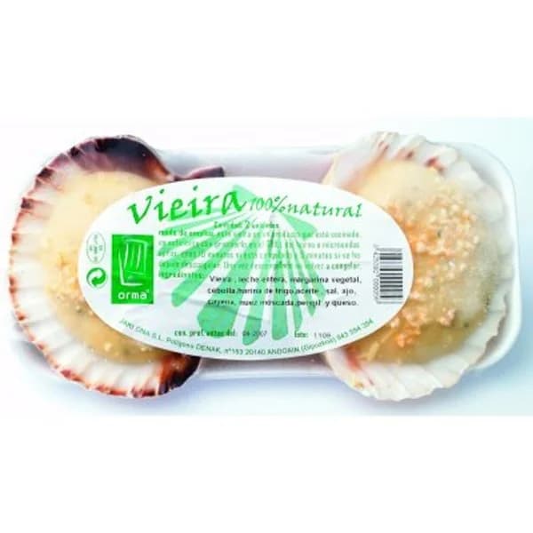Concha de vieira rellena congelada 2 unidades - 1 ud - Imagen del producto en Findit