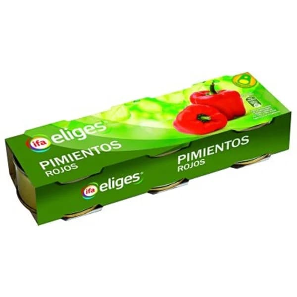 Pimiento morrón 3x80 g - 0.18 kg - Imagen del producto en Findit