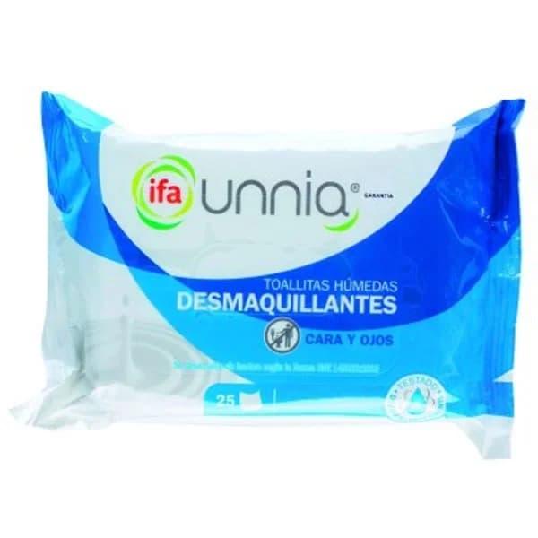 Toallitas desmaquillantes cara ojos 25 unidades - 23 ud - Imagen del producto en Findit