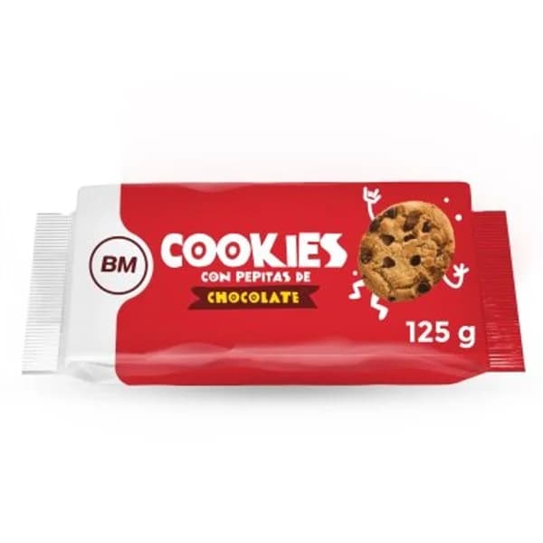 Galletas chips de chocolate 125 g - 0.12 kg - Imagen del producto en Findit