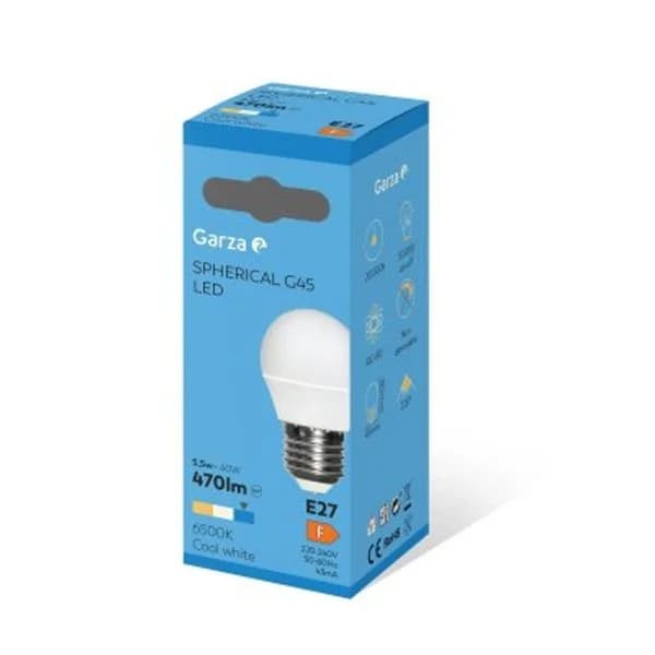 Bombilla led esférica 6W E27 - 1 ud - Imagen del producto en Findit