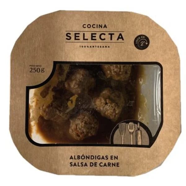 Albóndigas de ternera en salsa de carne 300 g - 0.25 kg - Imagen del producto en Findit