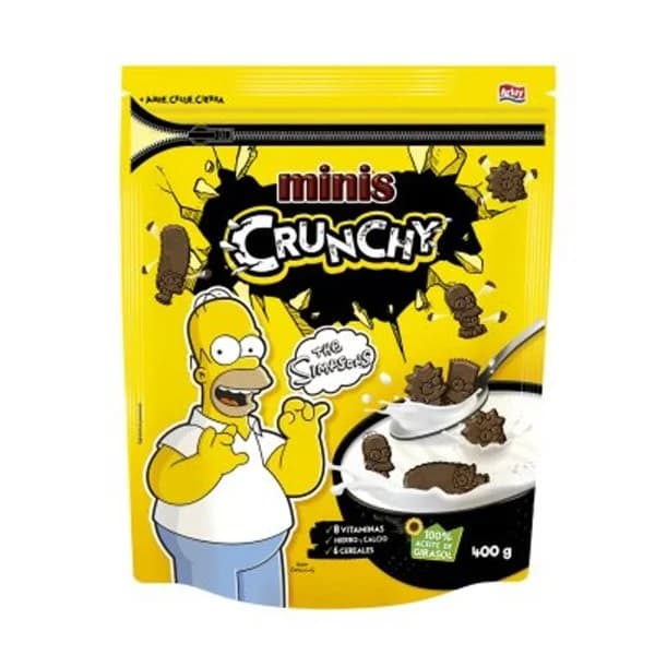 Mini galletas The Simpsons Crunchy Arluy 400 g. - 0.4 ud - Imagen del producto en Findit
