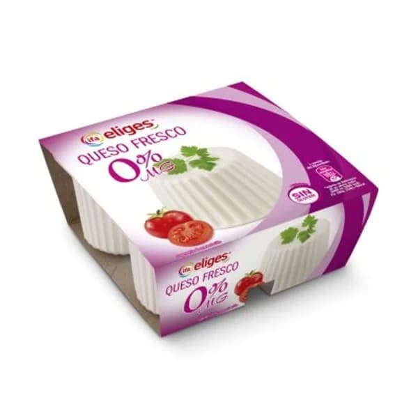 Queso fresco 0% 4x62,5 g - 0.25 kg - Imagen del producto en Findit