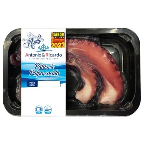 Patas de pulpo cocido 200 g - 0.2 kg - Imagen del producto en Findit