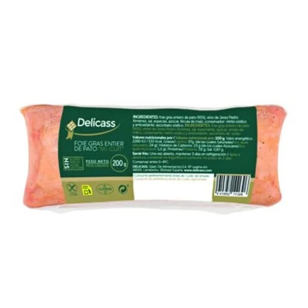 Micuit de pato 200 g - 0.2 kg - Imagen del producto en Findit