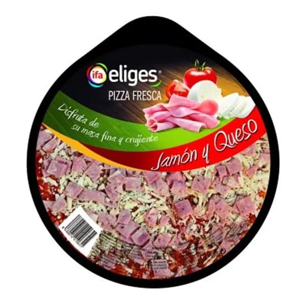Pizza de jamón y queso 400 g - 0.4 kg - Imagen del producto en Findit