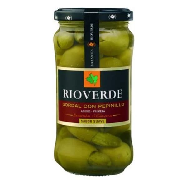 Aceituna gordal con pepinillo 345 g - 0.18 kg - Imagen del producto en Findit