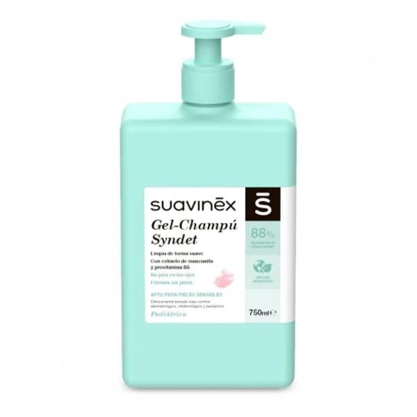 Gel-champu Syndet SUAVINEX, dosificador 750 ml - 0.75 l - Imagen del producto en Findit
