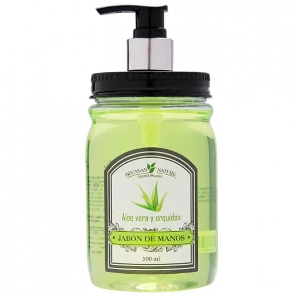 Jabón manos de aloe vera BECASAN, dosificador 500 ml - 0.5 l - Imagen del producto en Findit