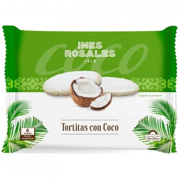 Tortitas con coco Inés Rosales 180 g. - 0.18 kg - Imagen del producto en Findit